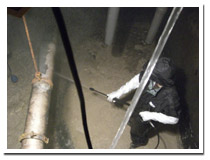 雑排槽・汚水槽清掃画像